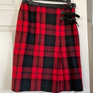 Plaid Scottish skirt